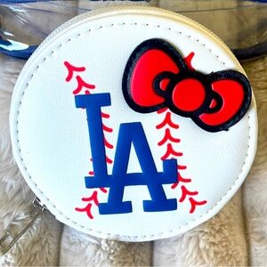 Hello Kitty Dodgers Coin Purse NEW